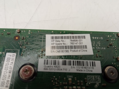 HP Nvidia Quadro K620 2GB DDR3 PCIe x16 Video Graphics Card 764898-001