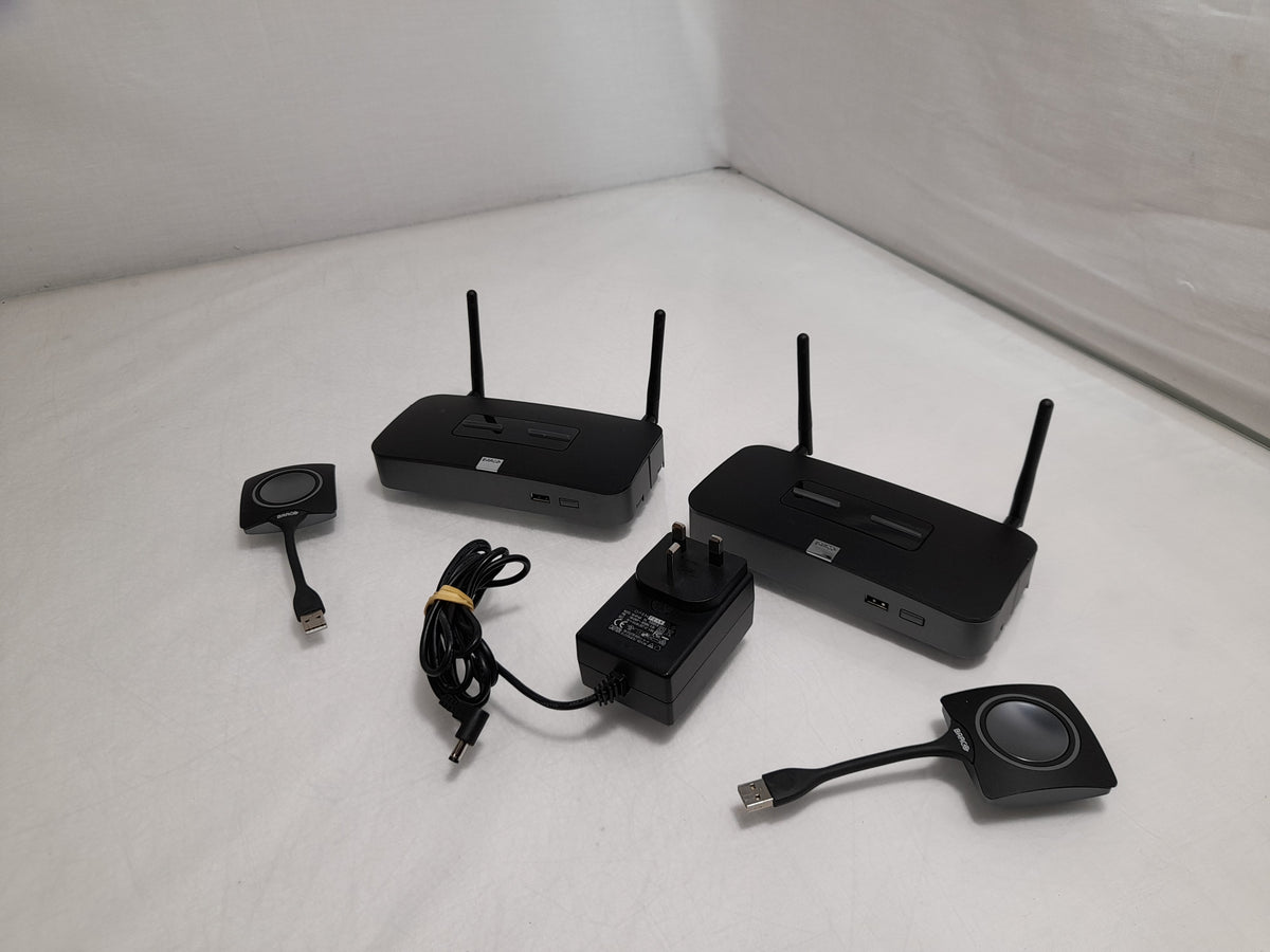 2x Barco ClickShare CSM-1 Wireless Presentation System R9861017 - With ClickShare Button