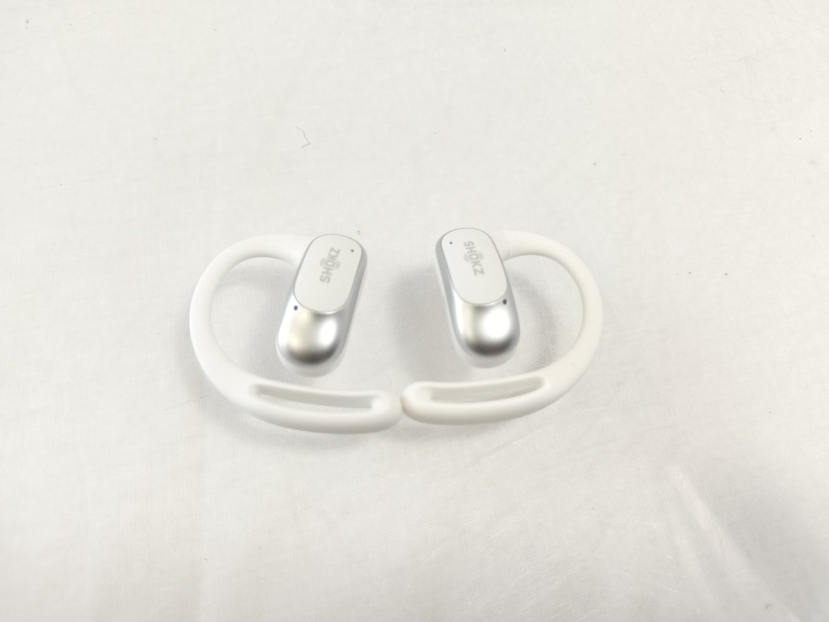 Shokz OpenFit Air White Wireless Bluetooth Earphones - With Case