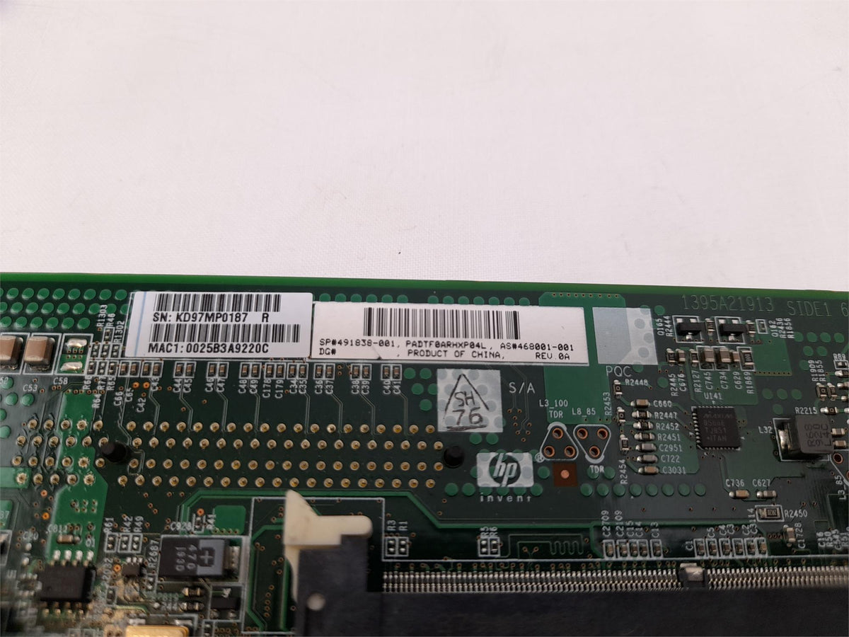 HP NC375I Quad Port Gigabit NIC Adapter 468001-001 491838-001