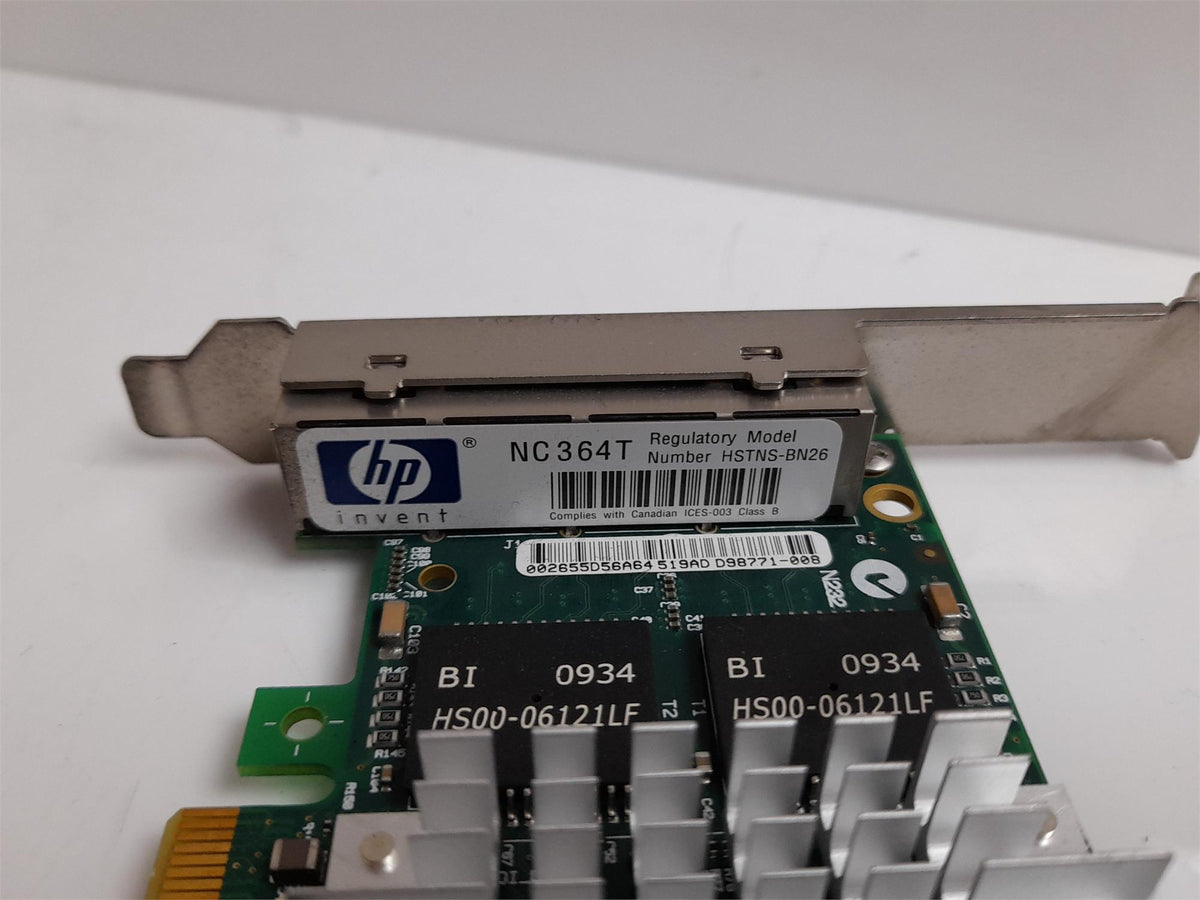HP NC364T 4 Port Gigabit Ethernet Server Adaptor 435506-003 436431-001