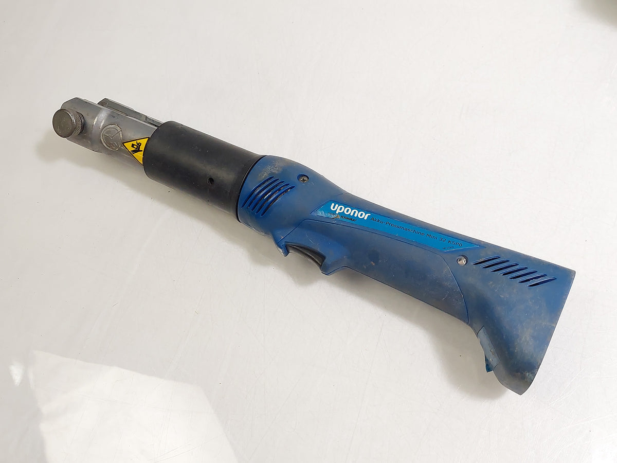 Uponor Mini 32 Akku-Pressmaschine KSP0 S-Press Pipe Pressing Tool Set -With Extras