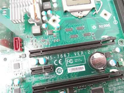 Medion MS-7667 Rev 2.2 Socket LGA1155 DDR3 MicroATX Motherboard with I/O Shield
