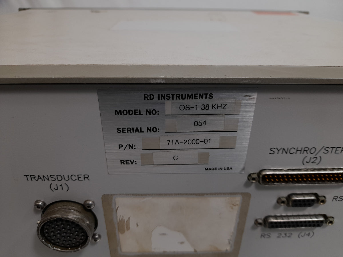 RD Instruments Ocean Surveyor OS-1 38 KHZ