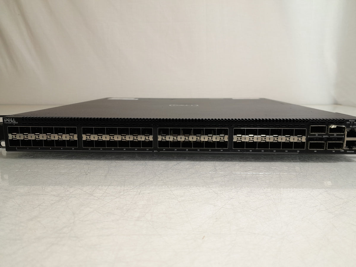 Dell Force10 S4810P-AC 48 Port 10GbE Network Switch w/ 4x 40GbE QSFP+ Ports