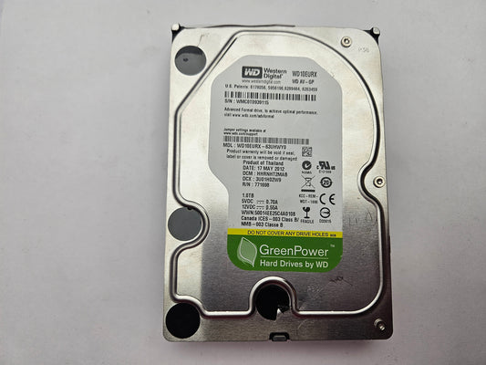 Western Digital AV-GP WD10EURX-63UHWY0 1TB 3.5" Desktop Hard Drive SATA