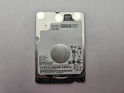 Western Digital WD Black WD5000LPSX-00A6WT0 500GB 2.5" Laptop Hard Drive SATA