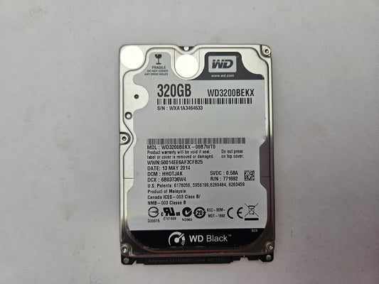 Western Digital WD Black WD3200BEKX-00B7WT0 320GB 2.5" Laptop Hard Drive SATA