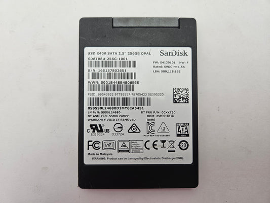 SanDisk X400 SD8TB8U-256G-1001 256GB 2.5" Solid State Drive SATA