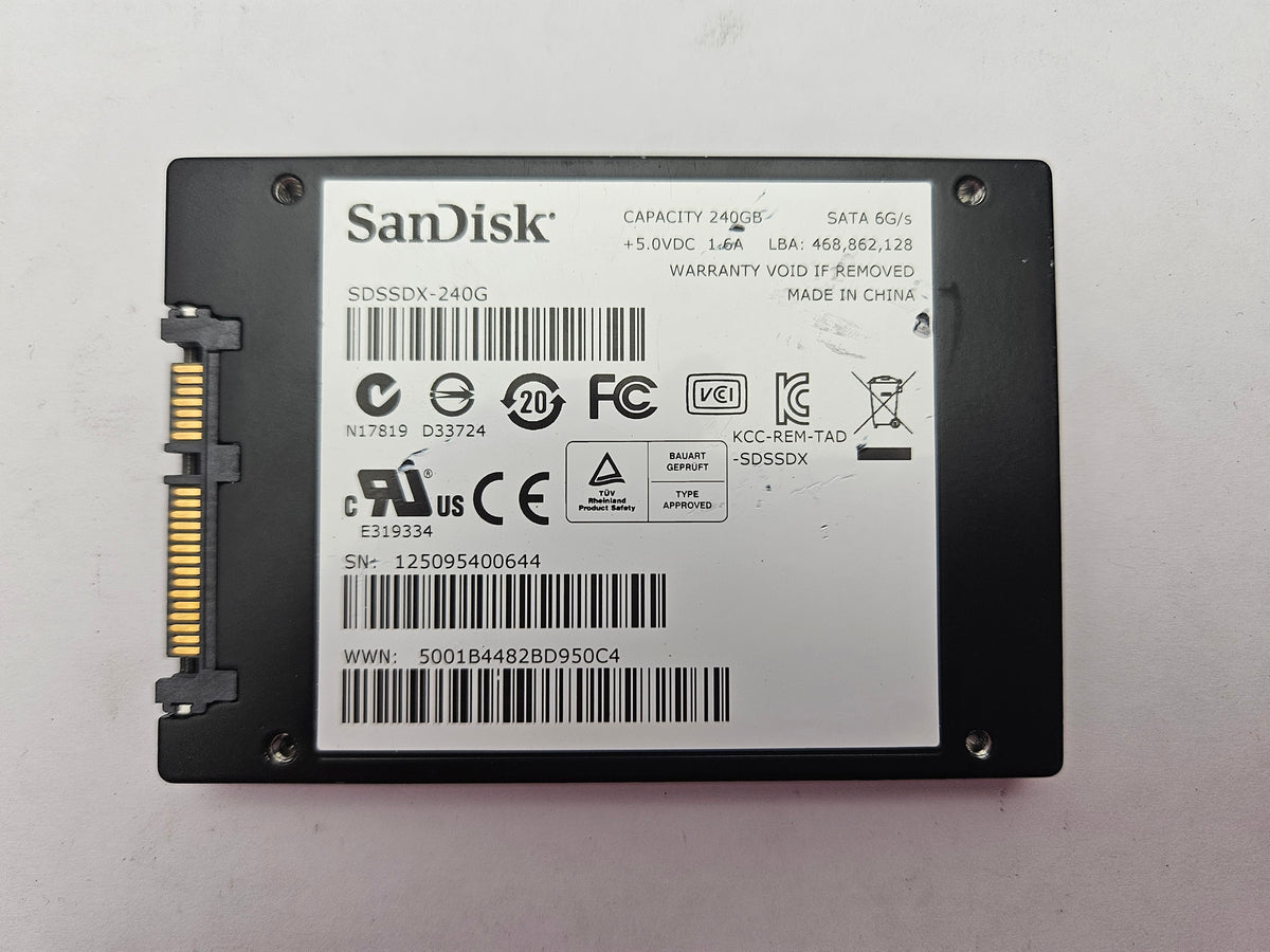 SanDisk Extreme MLC SDSSDX-240G 240GB 2.5" Solid State Drive SATA