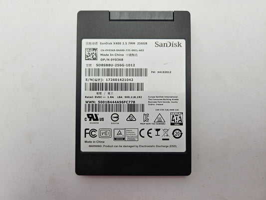 SanDisk X400 SD8SB8U-256G-1012 256GB 2.5" Solid State Drive SATA SSD