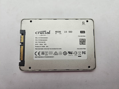 Crucial MX300 3D TLC CT275MX300SSD1 275GB 2.5" Solid State Drive SATA