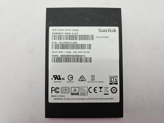 SanDisk Z400s SD8SBAT-256G-1122 256GB 2.5" Solid State Drive SATA SSD