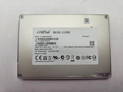 Crucial MX100 TLC CT128MX100SSD1 128GB 2.5" Solid State Drive SATA