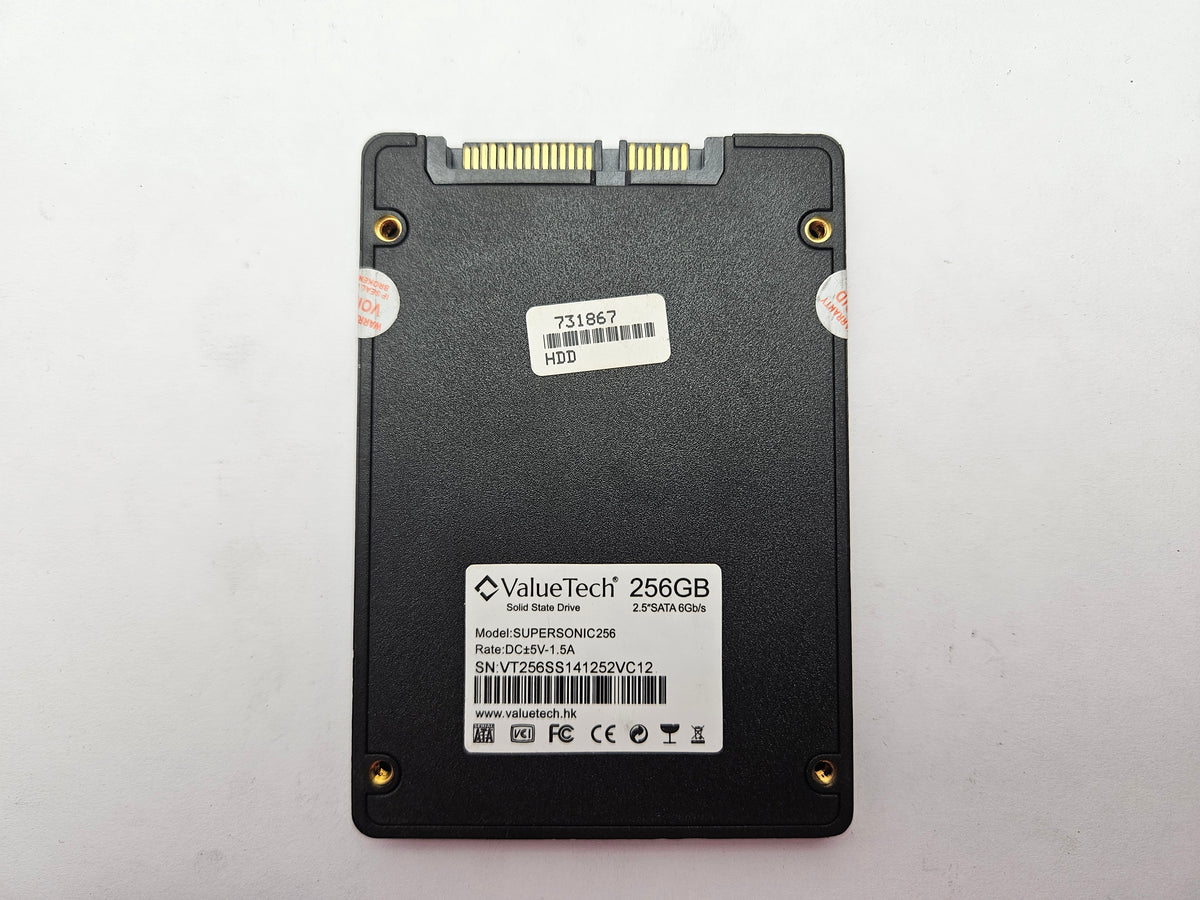 ValueTech SUPERSONIC256 256GB 2.5" Solid State Drive SATA SSD