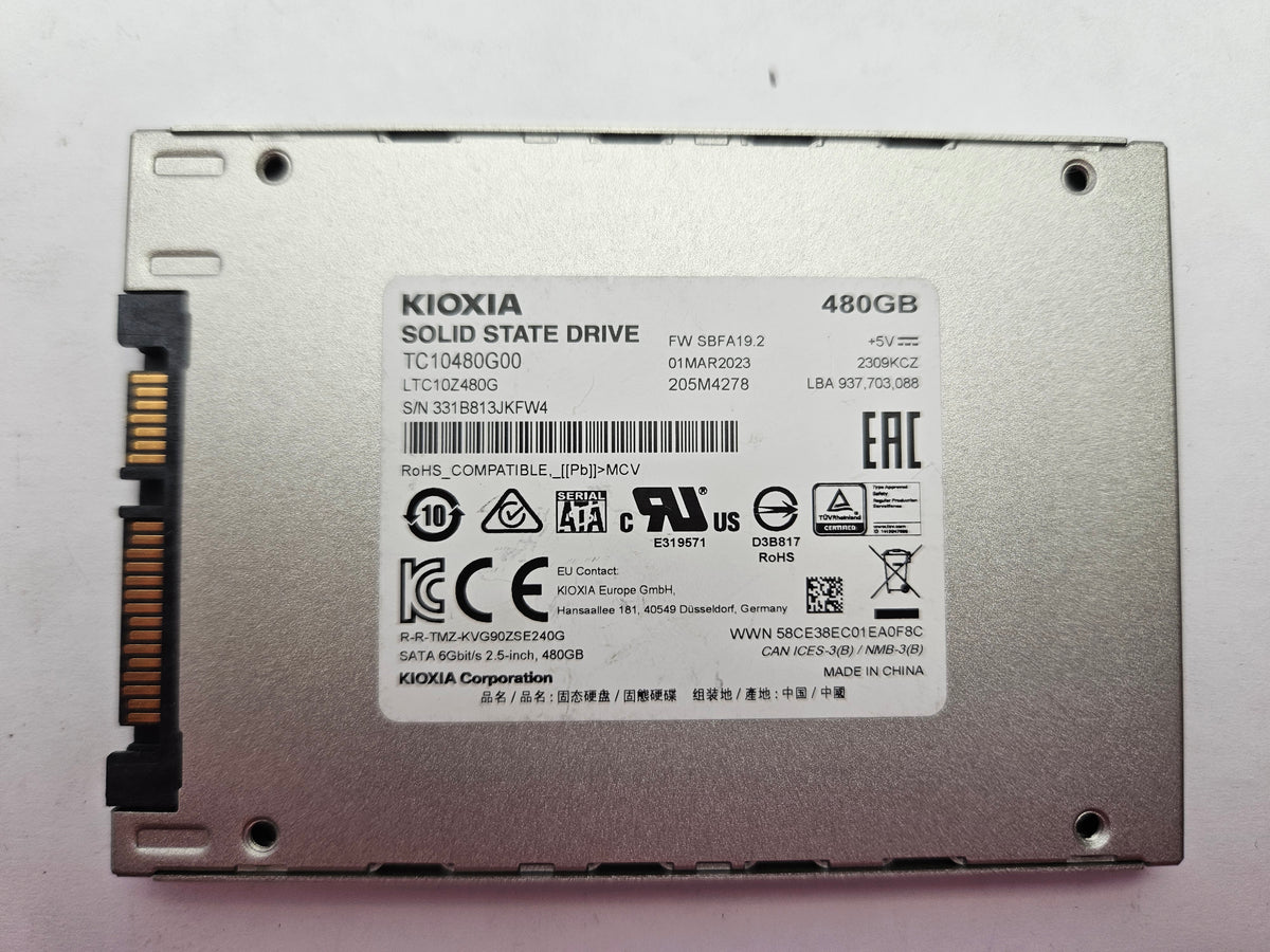 Kioxia EXCERIA TLC TC10480G00 480GB 2.5" Solid State Drive SATA