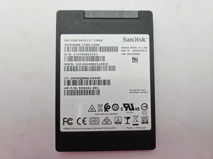 SanDisk X600 3D TLC SD9SB8W-128G-1006 128GB 2.5" Solid State Drive SATA