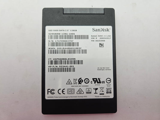 SanDisk X600 3D TLC SD9SB8W-128G-1006 128GB 2.5" Solid State Drive SATA