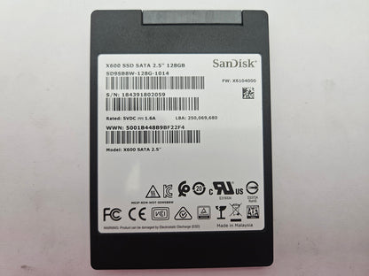 SanDisk X600 3D TLC SD9SB8W-128G-1014 128GB 2.5" Solid State Drive SATA