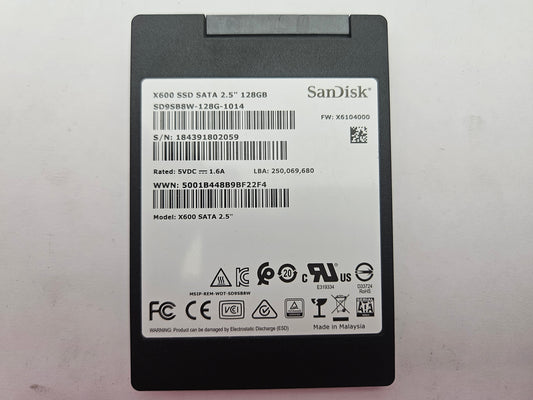 SanDisk X600 3D TLC SD9SB8W-128G-1014 128GB 2.5" Solid State Drive SATA