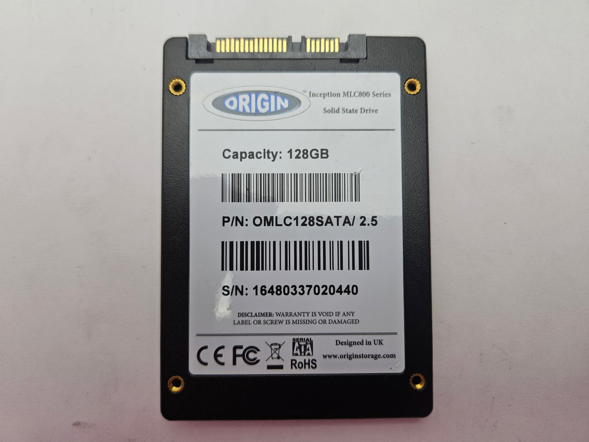 Origin Inception MLC800 OMLC128SATA/2.5 128GB 2.5" Solid State Drive SATA