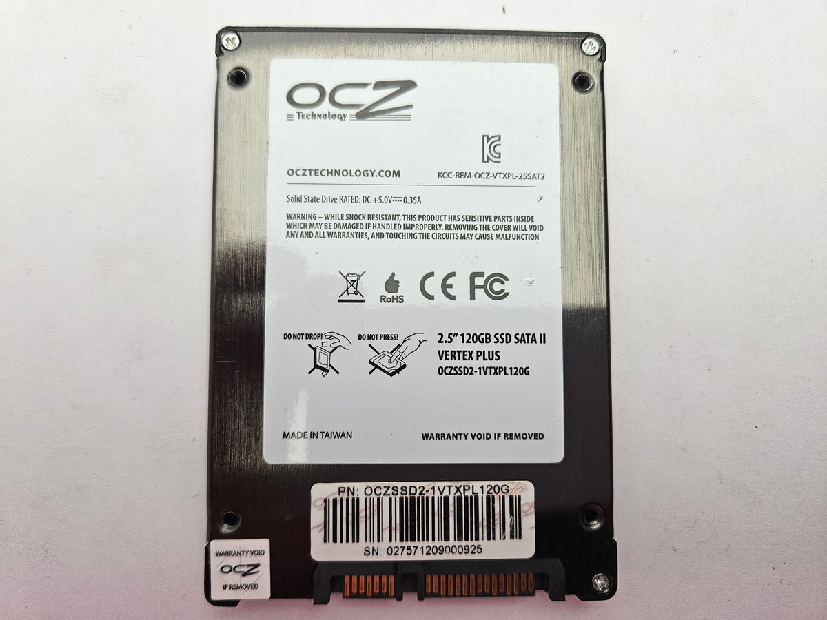 OCZ Vertex Plus MLC OCZSSD2-1VTXPL120G 120GB 2.5" Solid State Drive SATA