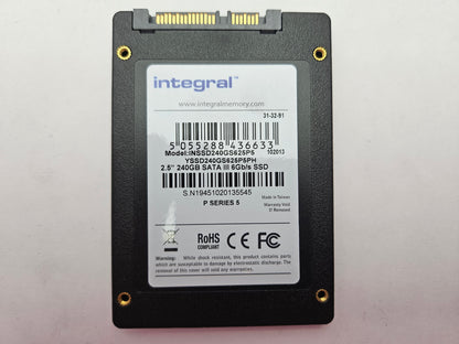 Integral V-Series INSSD240GS625PS 240GB 2.5" Solid State Drive SATA SSD