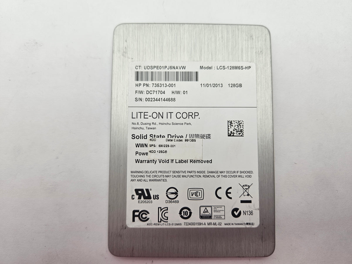 Lite-On M6S LCS-128M6S-HP 128GB 2.5" Solid State Drive SATA