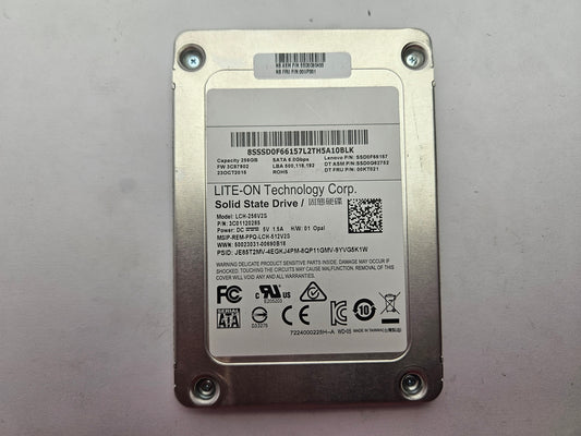 Lite-On ZETA MLC LCH-256V2S 256GB 2.5" Solid State Drive SATA