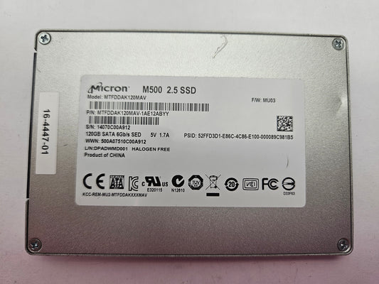 Micron M500 MLC MTFDDAK120MAV 120GB 2.5" Solid State Drive SATA