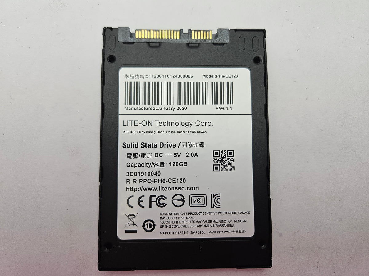Lite-On PH6 PH6-CE120 120GB 2.5" Solid State Drive SATA