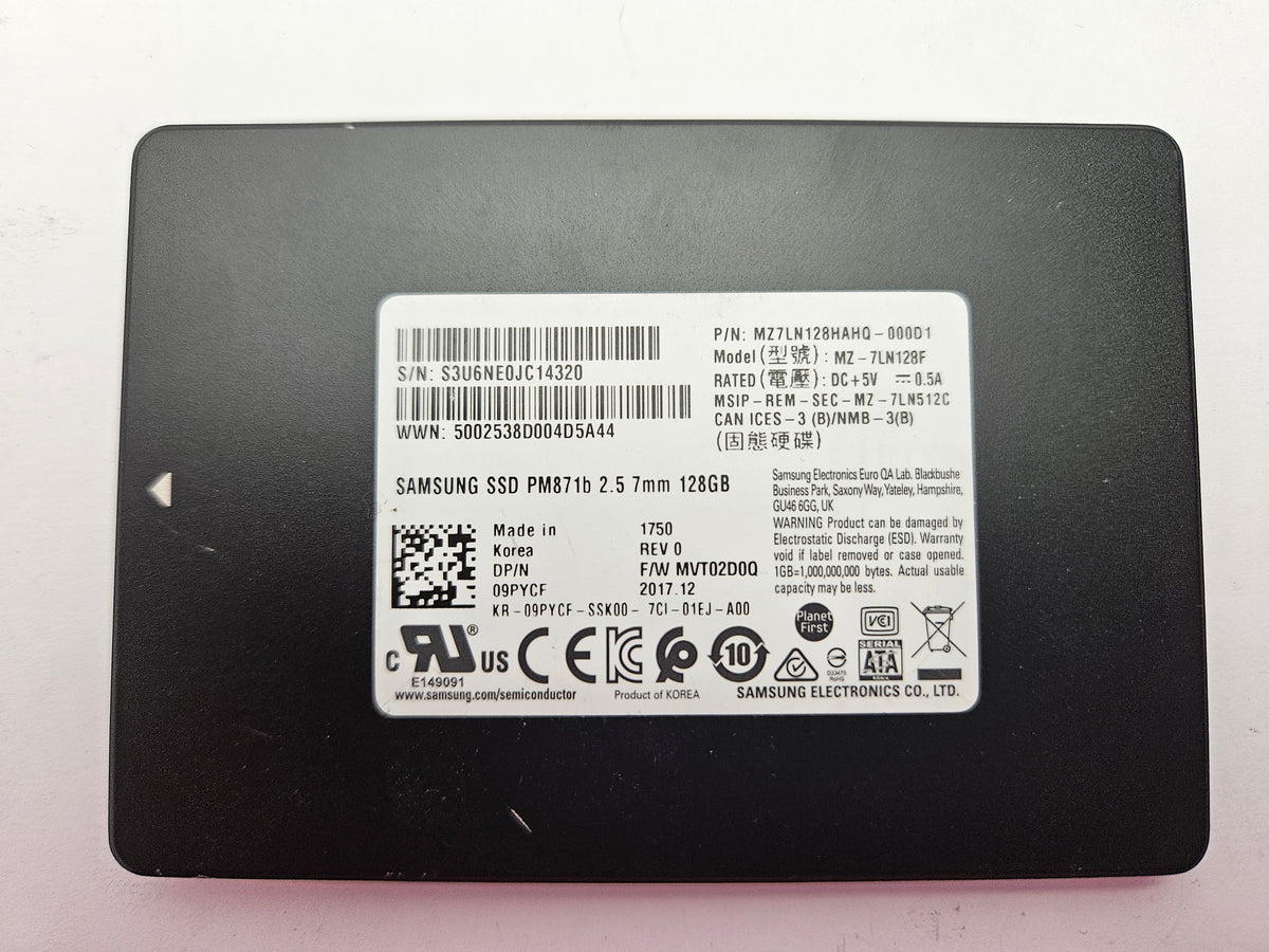 Samsung PM871b TLC MZ-7LN128F 128GB 2.5" Solid State Drive SATA