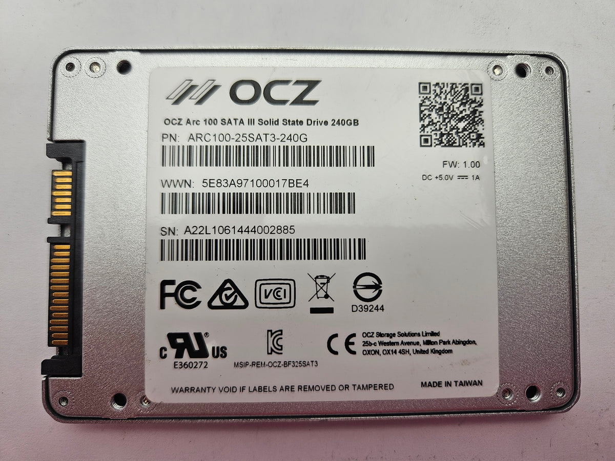 OCZ ARC100-25SAT3-240G 240GB 2.5" Solid State Drive SATA SSD
