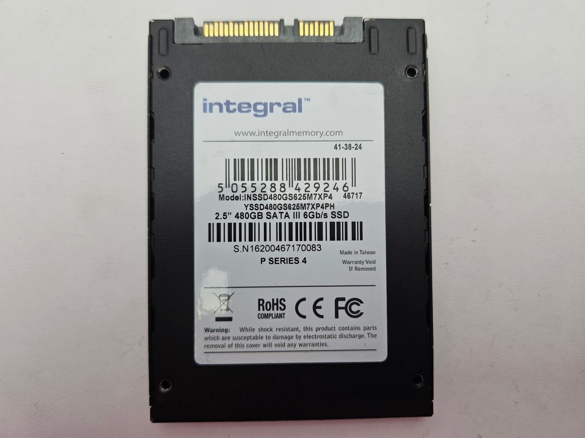Integral P Series 4 INSSD480GS625M7XP4 480GB 2.5" Solid State Drive SATA SSD