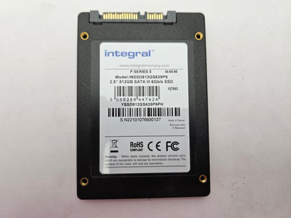 Integral P Series 5 3D TLC INSSD512GS625P5 512GB 2.5" Solid State Drive SATA
