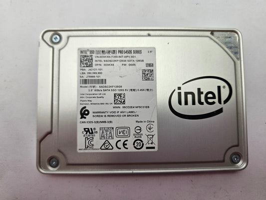Intel Pro 5450s 3D TLC SSDSC2KF128G8 128GB 2.5" Solid State Drive SATA
