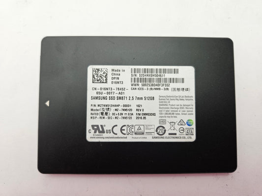 Samsung SM871 MLC MZ-7KN512D 512GB 2.5" Solid State Drive SATA