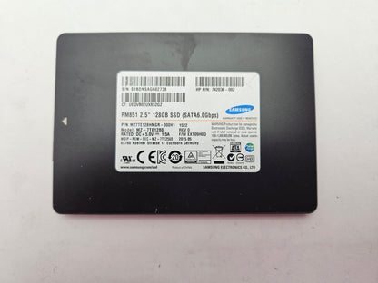 Samsung PM851 TLC MZ-7TE1280 128GB 2.5" Solid State Drive SATA