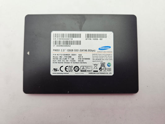 Samsung PM851 TLC MZ-7TE1280 128GB 2.5" Solid State Drive SATA