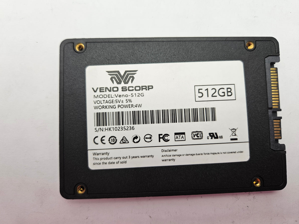 Veno Scorp Veno-512G 512GB 2.5" Solid State Drive SATA SSD