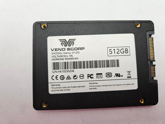 Veno Scorp Veno-512G 512GB 2.5" Solid State Drive SATA SSD