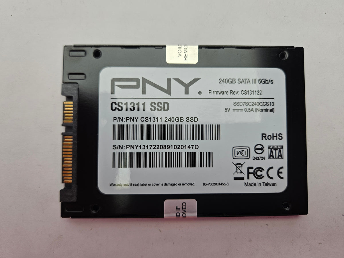 PNY CS1311 SSD7SC240GCS13 240GB 2.5" Solid State Drive SATA SSD