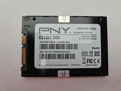 PNY CS1311 SSD7SC240GCS13 240GB 2.5" Solid State Drive SATA SSD