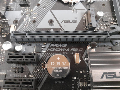 ASUS PRIME H310M-A R2.0 LGA-1151 DDR4 Motherboard With I/O Shield