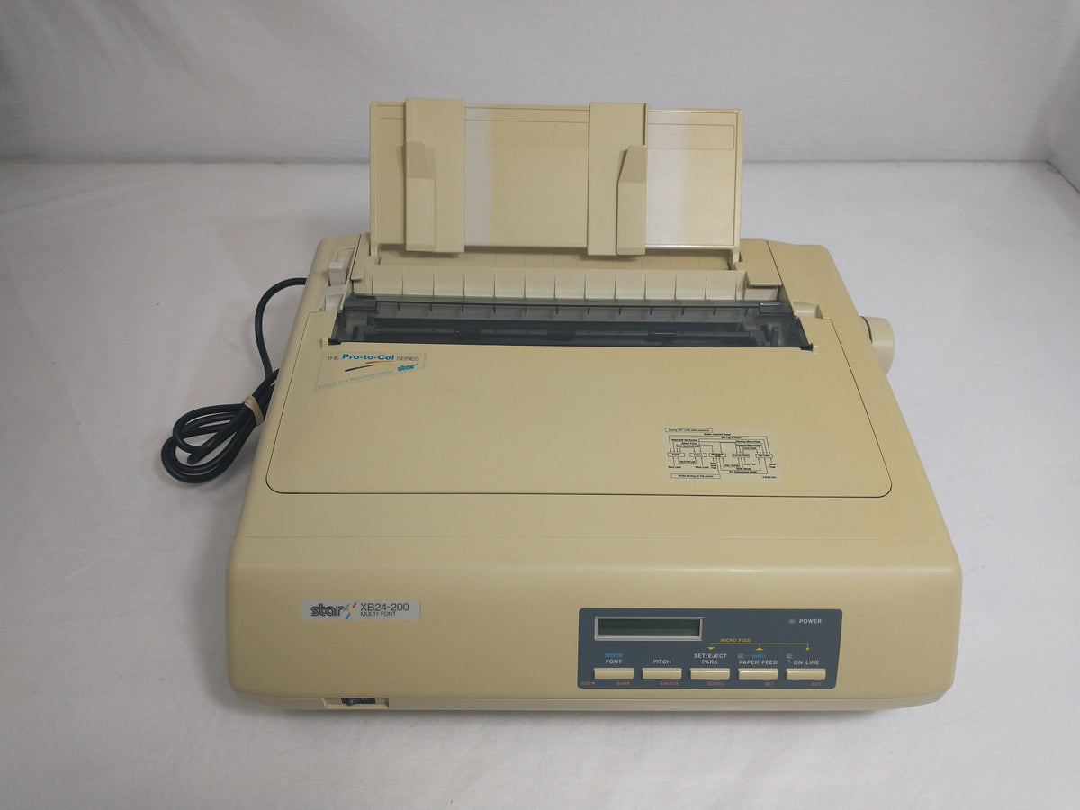 Star Micronics XB24-200 Multi Font Dot Matrix Printer - Tested To Power On