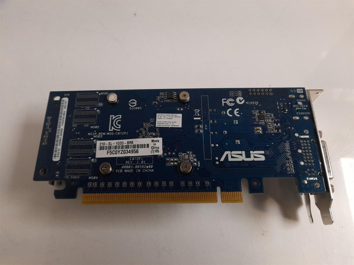 ASUS GeForce 210 Silent 1GB DDR3 PCI-E (LP) Video Graphics Card 210-SL-1GD3-BRK