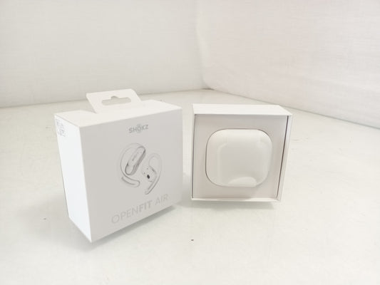 Shokz OpenFit Air White Wireless Bluetooth Earphones - With Case