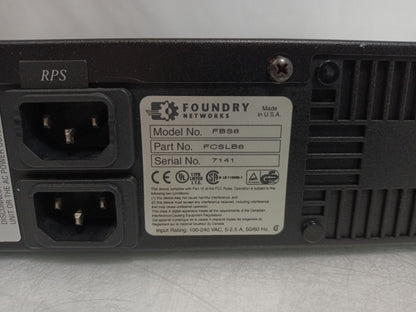Foundry Networks FBS8 ServerIronXL 8x Port 10/100 LAN Load Balancer Switch 