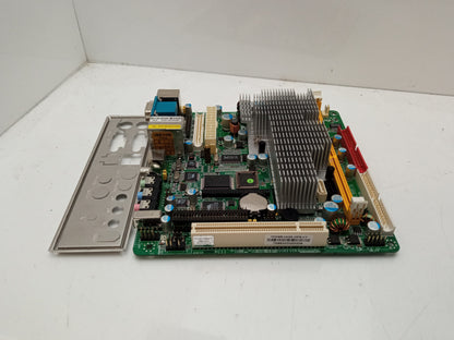 Jetway 7F2WE1G2E-OPB-LV 1.2Ghz CPU DDR2 Mini ITX Motherboard with I/O shield 