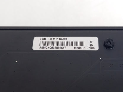 ASUS ROG PCIE 5.0 M.2 CARD NVME GEN 5 PCIe Adapter Card